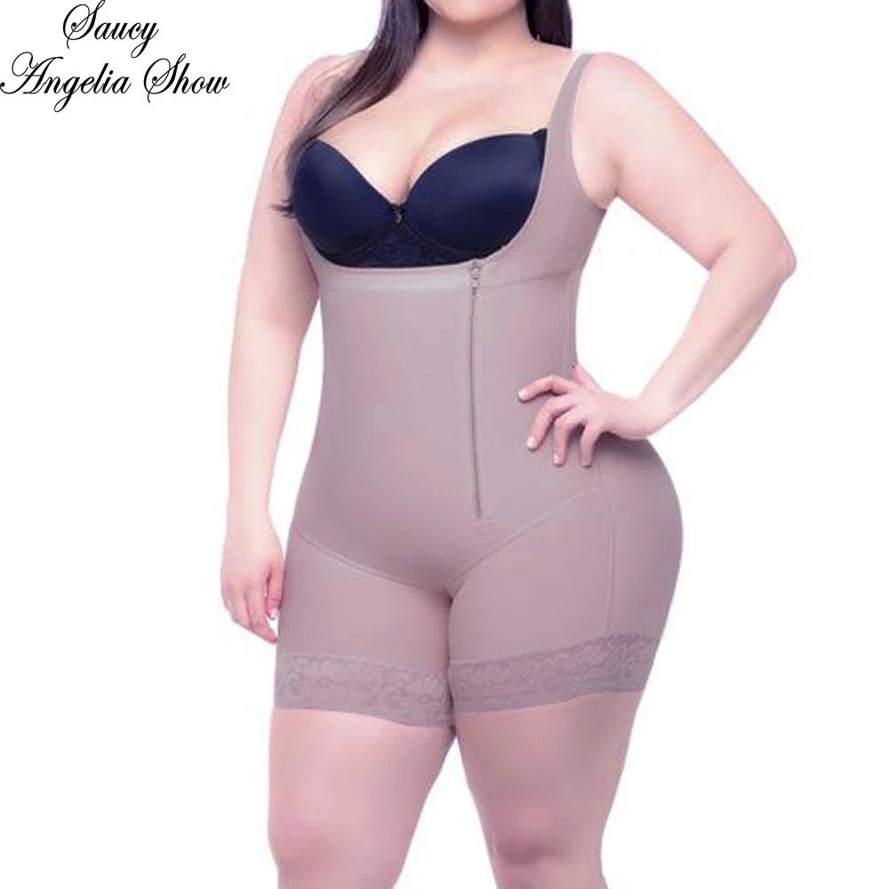 

SAUCY ANGELIA Women Sports Wear New Sexy Compressed Body Shapers GYM Waist Trainer Fitness Bodysuit Butt Lifter Female Underwear