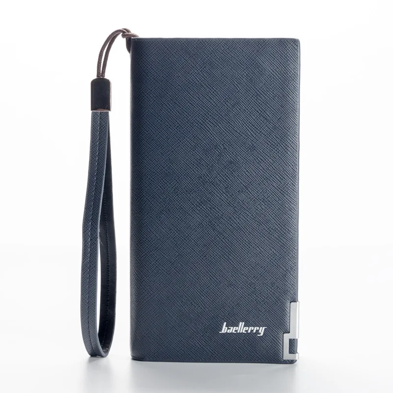 

BAELLERRY New Men ultra-thin big-capacity long cards package multi-card bit wallet man bank credit card holder
