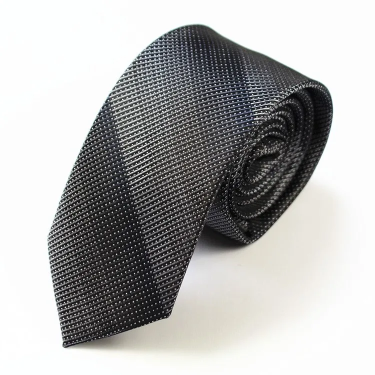 Slim Tie 6cm Silk Jacquard Woven Neckties For Men Wedding Party Groom