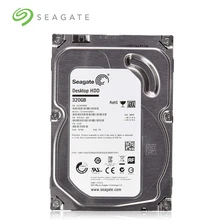 Внутренний механический жесткий диск Seagate для настольного ПК, 320 ГБ, 3,5 дюйма, SATA 3-6, HDD, 320 ГБ, 7200 об/мин, 8 Мб/32 буфер MB