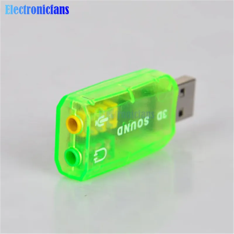 Чипсет CM108 USB 2 0 в 3D Аудио Звуковая карта адаптер Виртуальный 5 1 CH дорожка|track track|track
