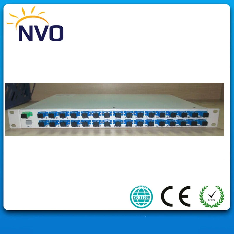 

FTTH 19" Rack Mount Optical Fiber Splitter 1*32 PLC with SC/UPC Connector