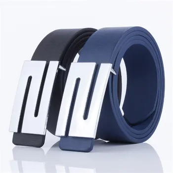

2019 Men Casual Z Belt Fashion Men's Letter Buckle Belt Luxury Designer Brand Fashion Belts Popular Simple Male Belts Unisex