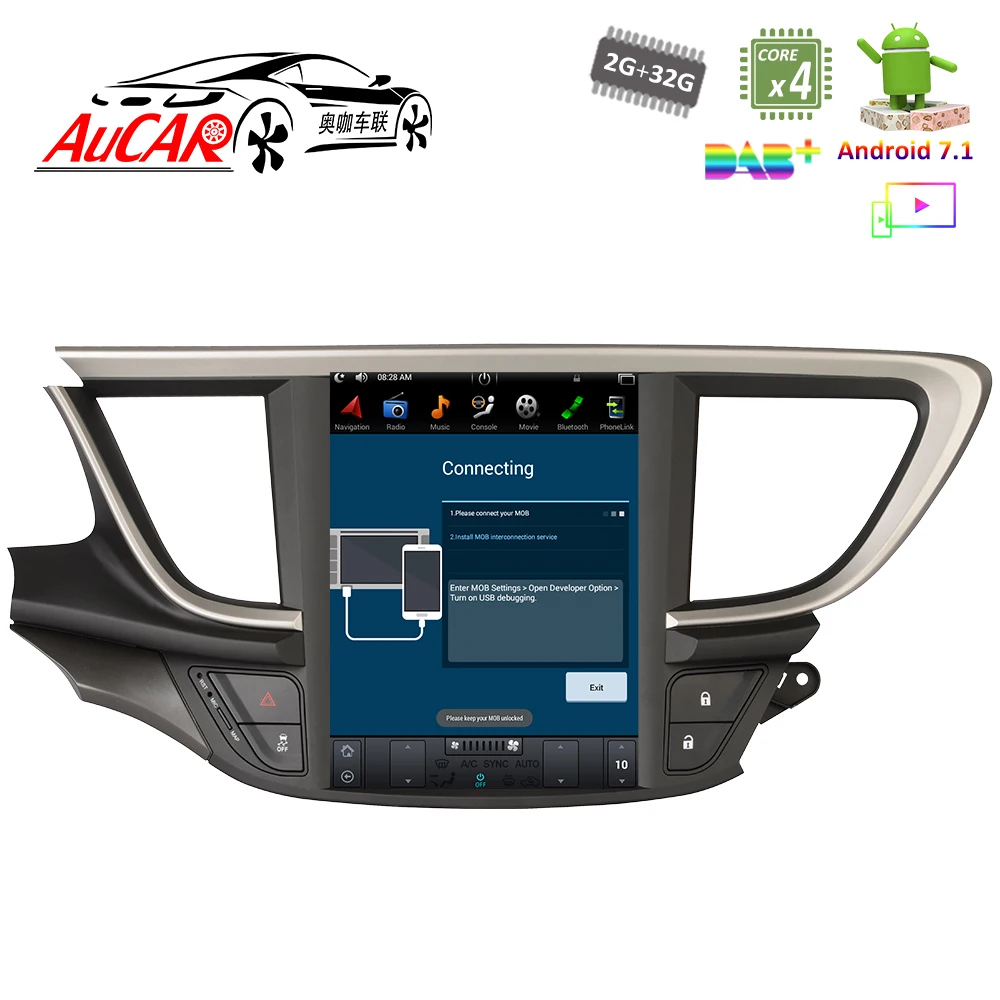 Top Android 7.1 10.4" Tesla Style for Opel Astra K Buick Excelle 2015 - Car GPS Mulltimedia Bluetooth Radio WIFI 4G Vertical Stereo 5
