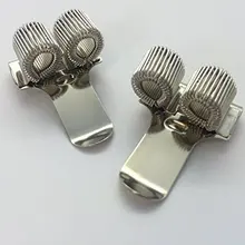 1 шт. двойное отверстие металлический держатель ручки с карманным зажимом-доктора, медсестры, униформа и т. Д