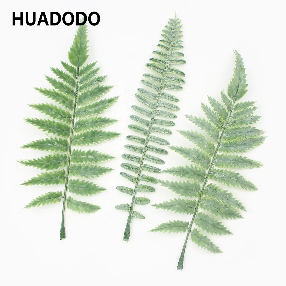 Искусственные листья папоротника HUADODO 10 шт. искусственные цветы персидские для