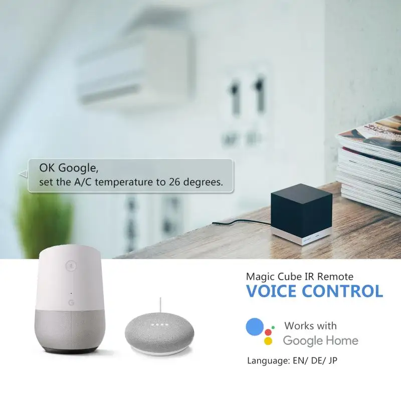 Alexa& Google Home Голосовое управление Orvibo MagicCube XiaoFang WiFi ИК пульт дистанционного управления умный дом автоматизация IOS Android