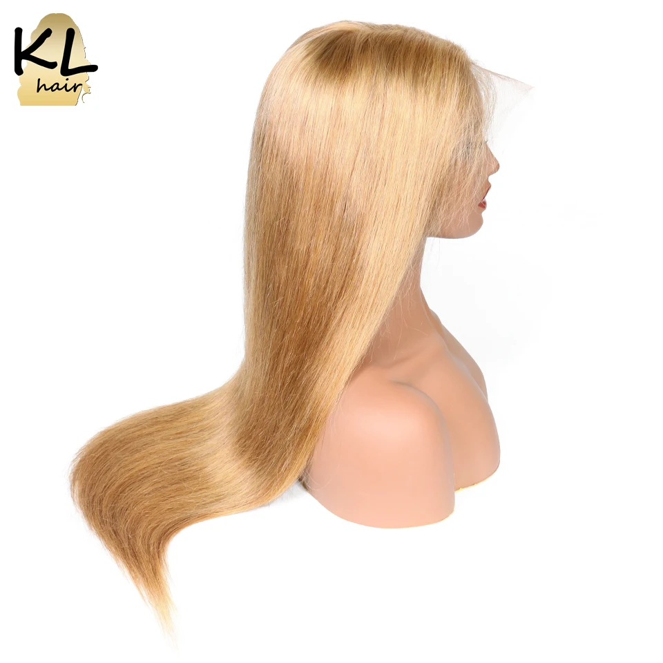 KL Hair Цвет #27 Синтетические волосы на кружеве натуральные парики с ребенком волос