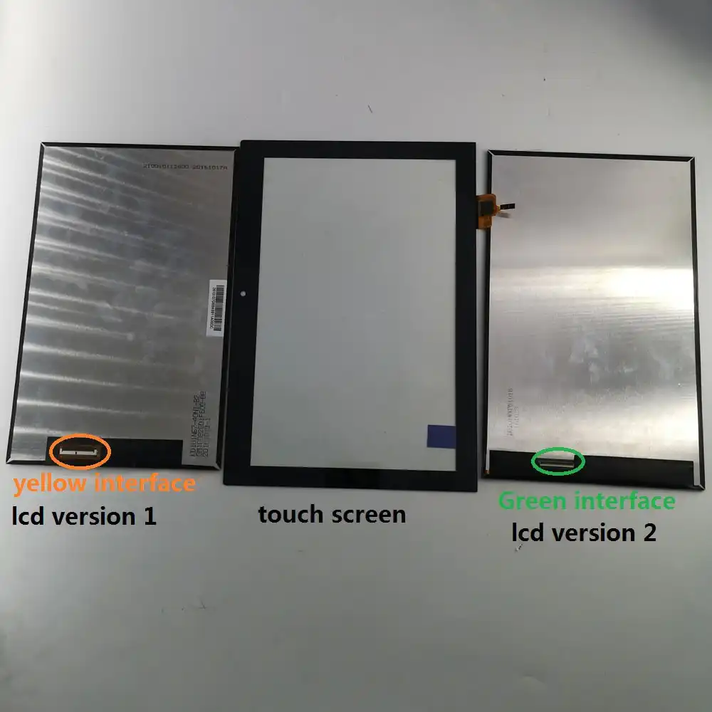 LCD Screen Touch Digitizer Assy+frame for Lenovo MIIX 320-10ICR Yellow interface