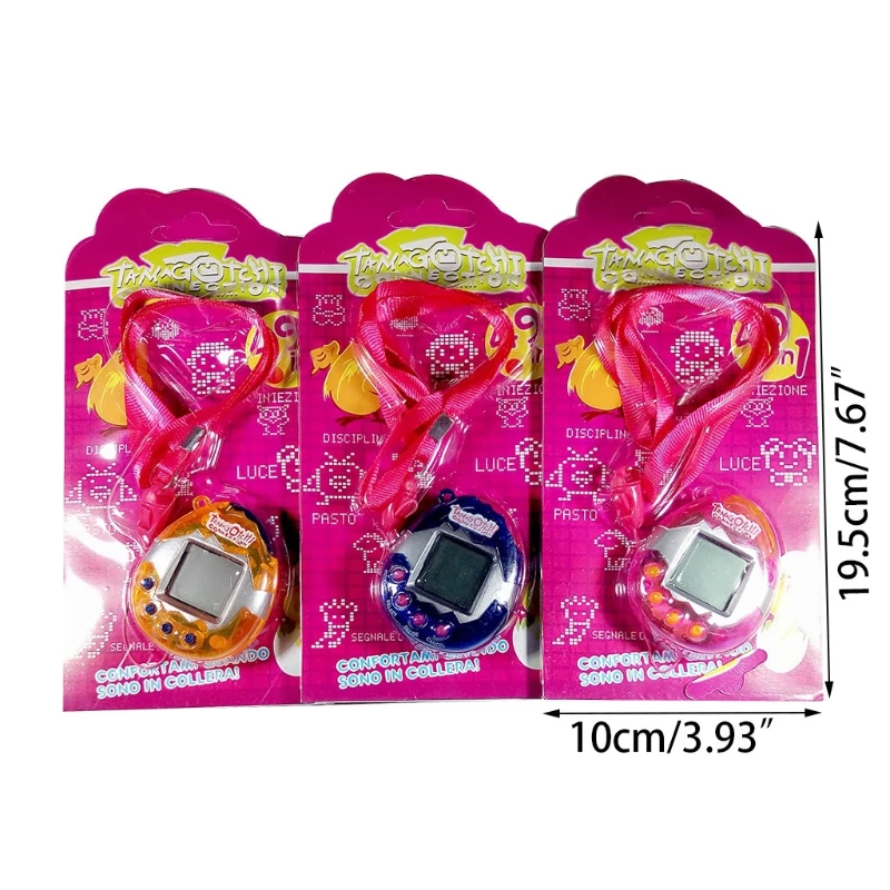 1 PC LCD Virtual Digital Pet Handheld Electronic Game Machine Toy With Lanyard 1 PC LCD Virtual Digital Pet Handheld Electronic Game Machine Toy With Lanyard