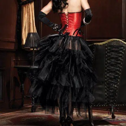 Женская юбка пачка сетчатая в стиле стимпанк|steampunk gothic|gothic steampunk skirtgothic |