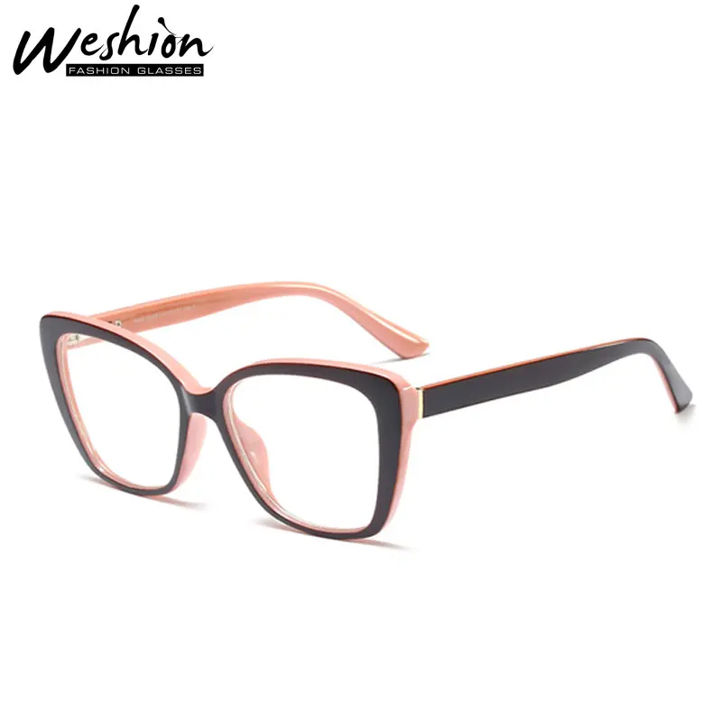 

Optical Glasses Frame Women Men Square Anti Blue Light Computer Prescription Clear Ladies Eyeglasses Myopia Hyperopia Reflective