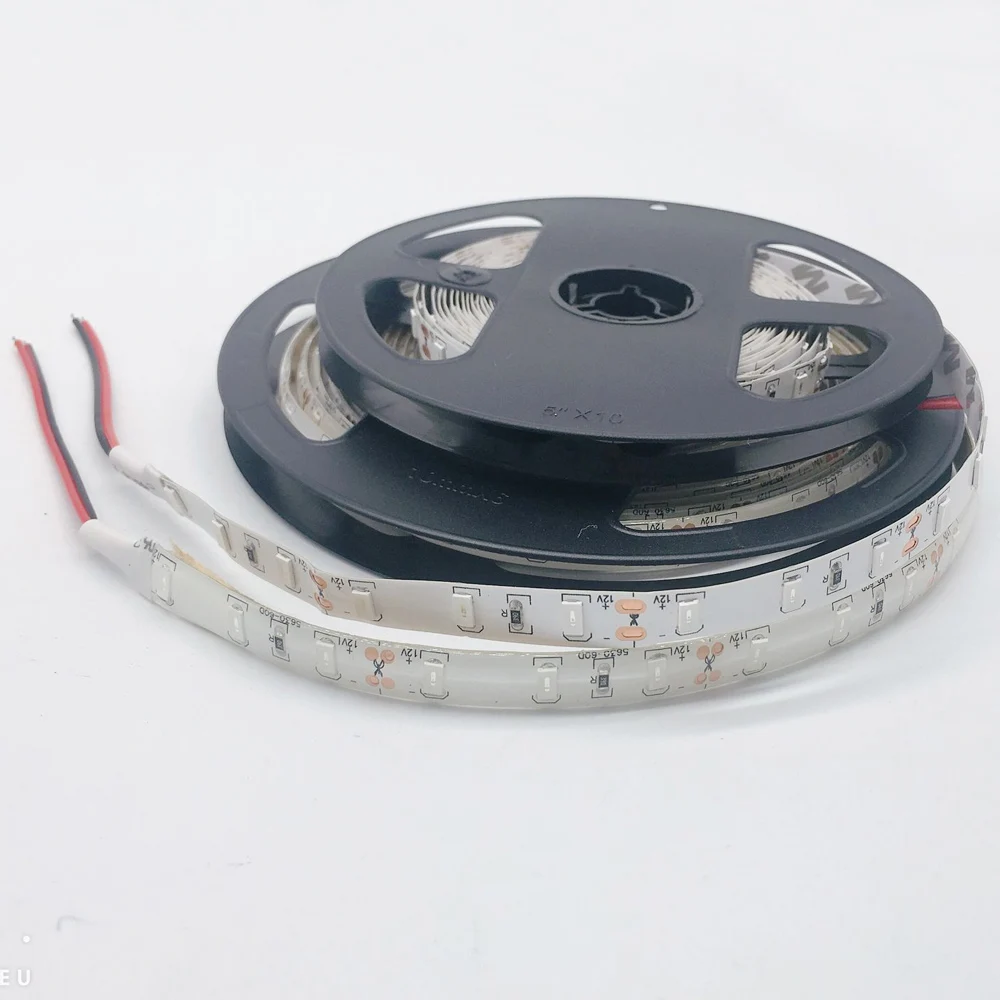 1/2/3/4/5M IP65 Водонепроницаемый Светодиодные ленты светильник 5630 SMD DC12V 60