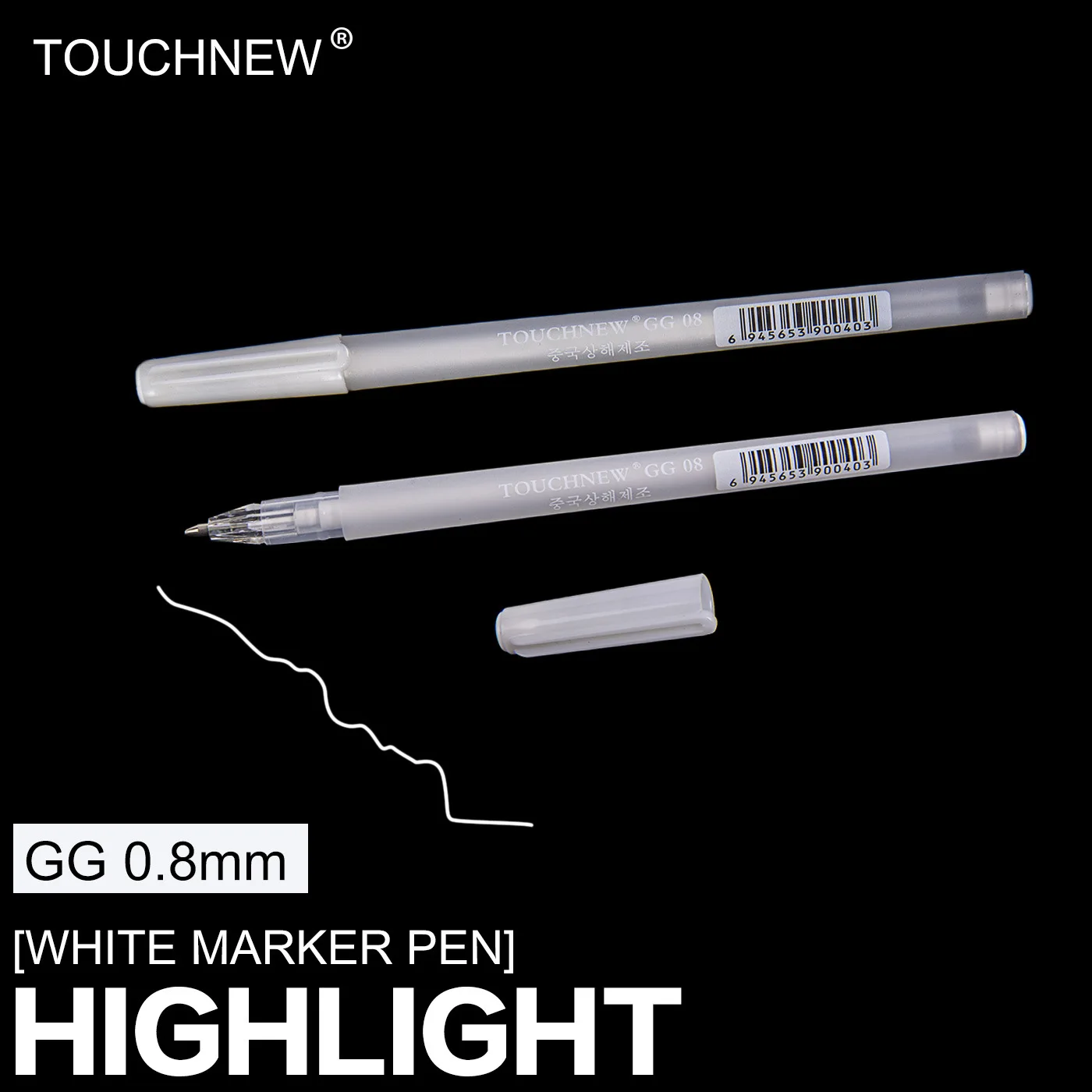 Маркеры Белые для школы и офиса 4/10 мм 2/0 8 шт.|marker white|white markerwhite pen marker |