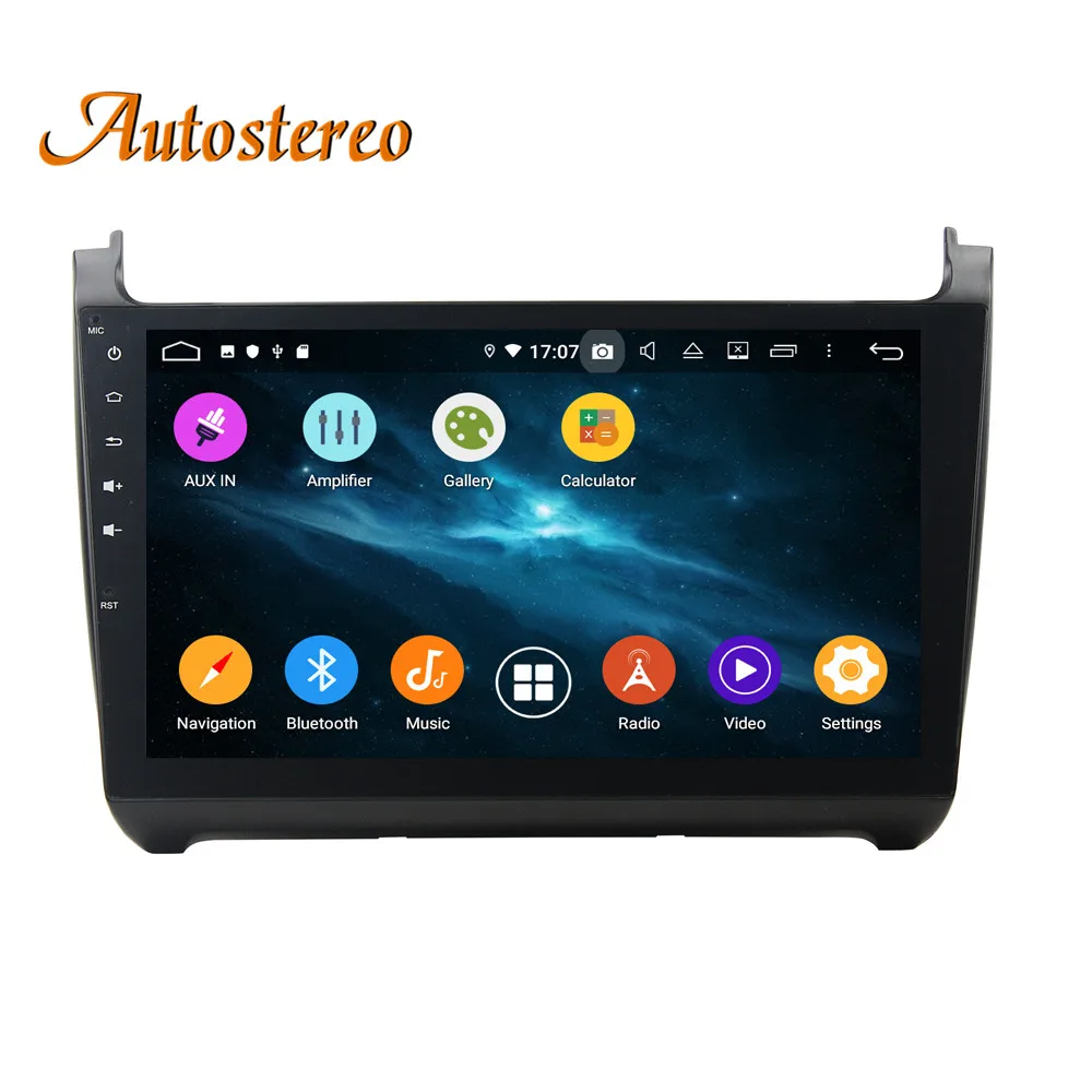 Top DSP MAX64GB Android 9.0 Car NO DVD Player GPS navigation For Volkswagen Polo 2015 auto head unit multimedia radio tape recorder 3
