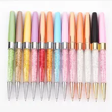 Роскошная хрустальная вращающаяся шариковая ручка, металлическая офисная деловая ручка, корейские канцелярские принадлежности, свадебная церемония, подарок WJ0169