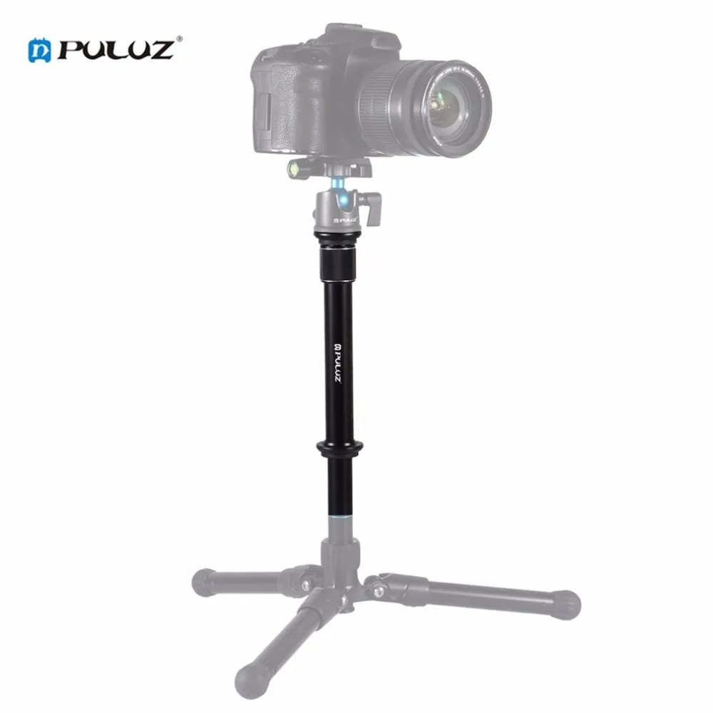  PULUZ Professional 3/8 Inch Screw Metal Handheld Tripod Mount Monopod Extension Rod for DSLR SLR Ca
