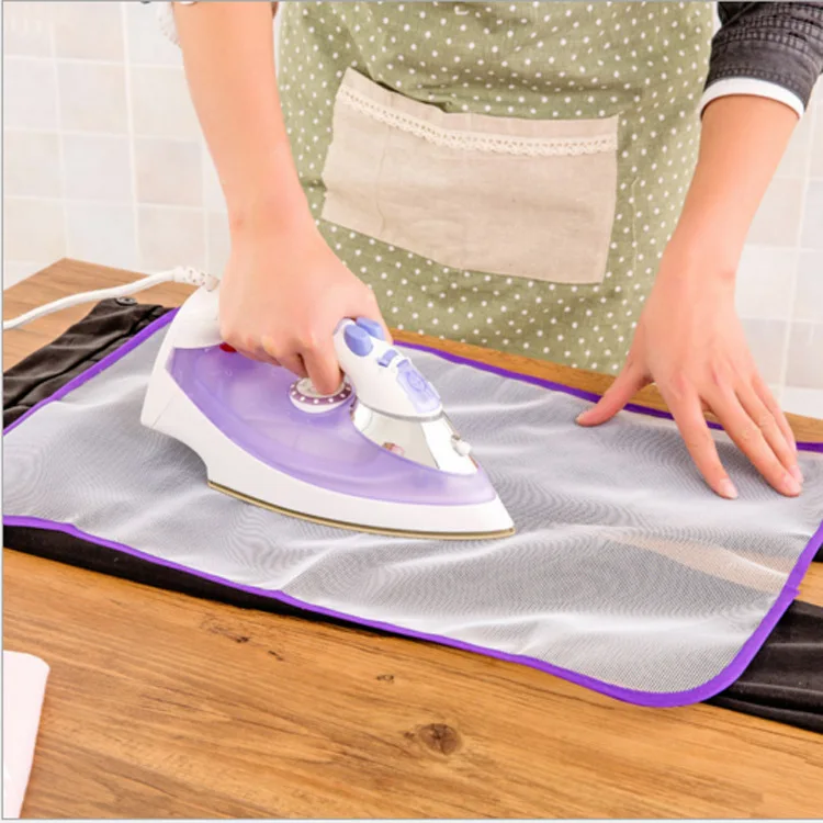 

Hot sale Handy Ironing Mat Board Cover Heat Laundry Iron protective mesh press protect protector clothes garment