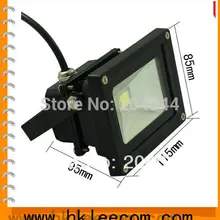 Ограниченное алюминиевое уличное светодиодное освещение: 10 шт./лот, 1*10 Вт Наводнение с высокой яркостью и 3 года гарантийного времени