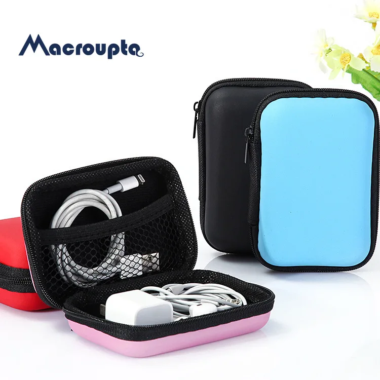 

Earphone Wire Organizer Box Data Line Cables Storage Box Case Container Coin Headphone Protective Box Case Container