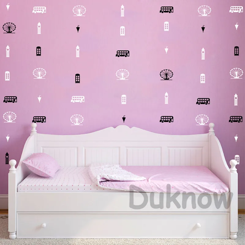 London Icons Wall Decals Kids Room Decor