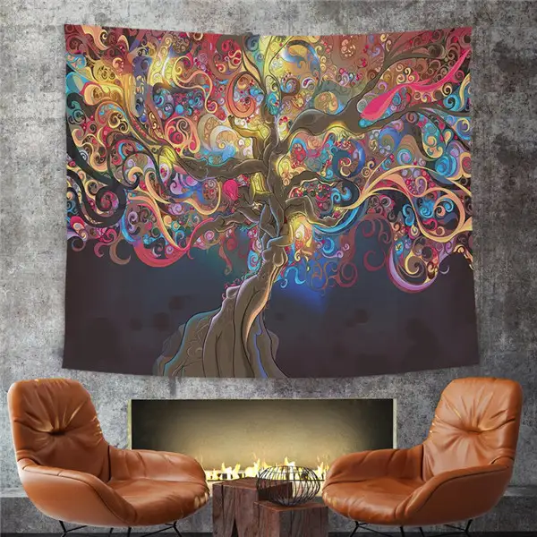Us 10 08 20 Off Xyzls Mandala Wall Hanging Tapestry Buddha Hanging Cloth Yin And Yang Ceiling Curtain Background Tapestry Include Accessories In