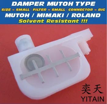 

30 pcs Small Damper large Filter Roland Mutho Mimaki for Epson DX3 DX4 DX5 Ink Solvent