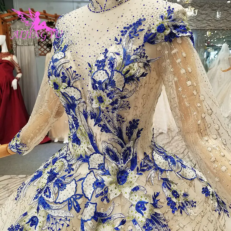 AIJINGYU лучшее свадебное платье платьев цыганский стиль Болеро белый длинный рукав средневековая одежда свадебное платье es