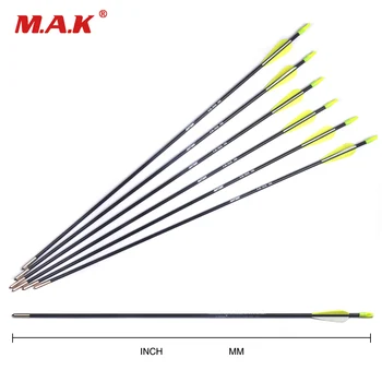 

80cm/31.5inch Spine 700 Fiberglass Arrow with Plastic Feather and Nock Steel Arrowhead for 30-80lbs Recurve Bow Archery