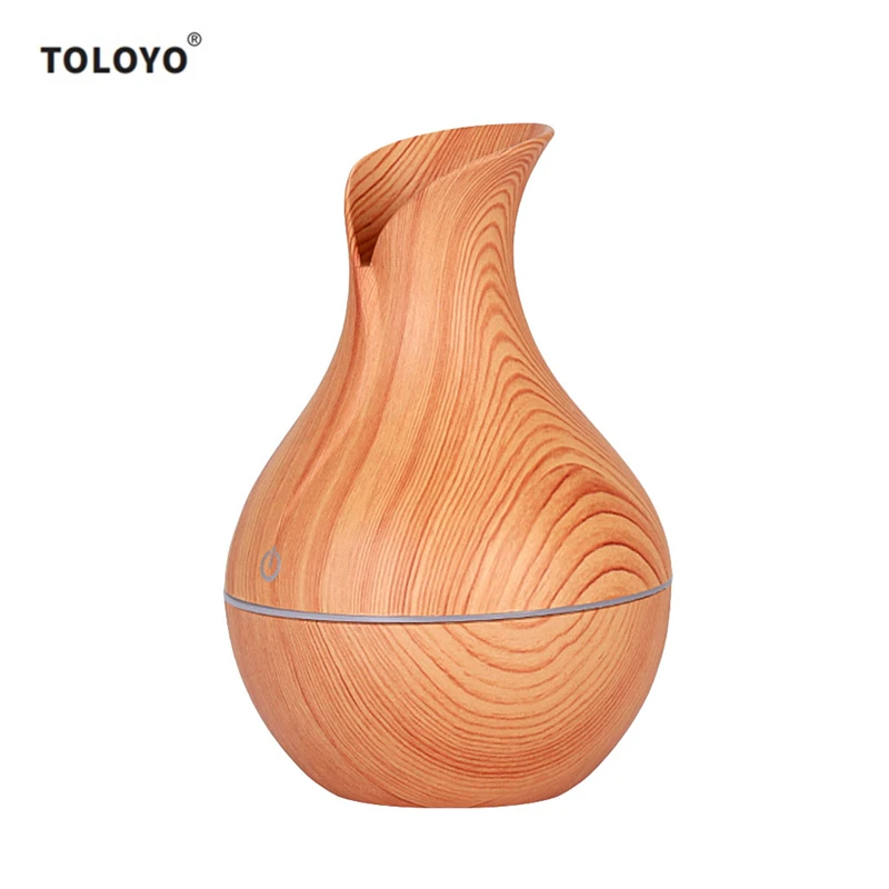 

Portable 130ml Mini USB Humidifier Air Purifier Wood Grain 7 Color LED Lights Essential Oil Aroma Diffuser For Office Home 33