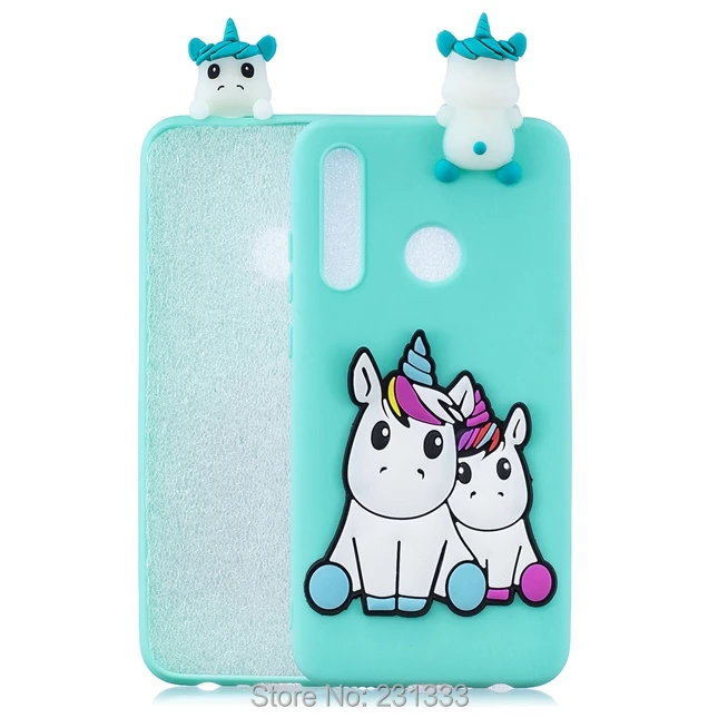 Мягкий чехол из ТПУ C ku с 3D рисунком для Huawei P30 LITE Y6 2019 Y7 Y9 Honor 9i Enjoy 8S 9S Панда собака