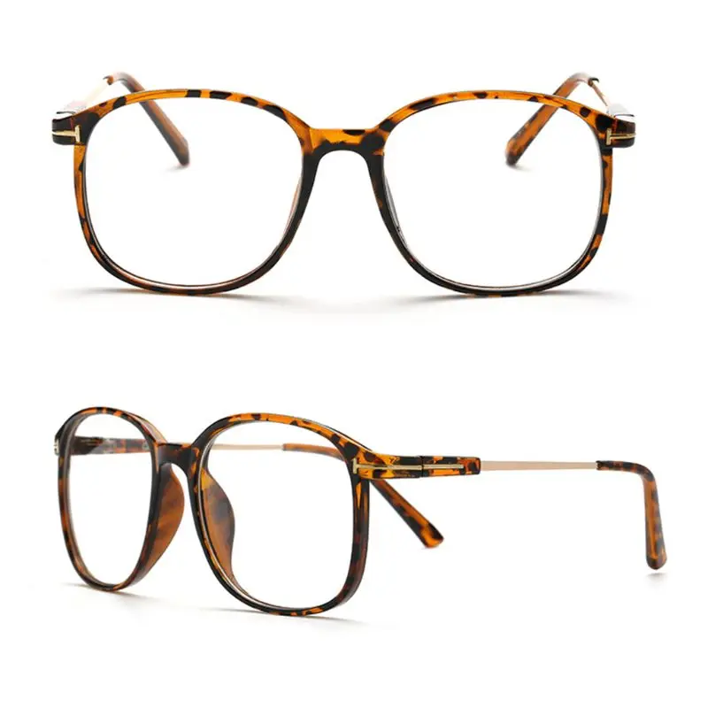 Новые модные женские и мужские Оптические очки в стиле ретро, большая оправа, кошачий глаз, очки, дикий тренд, компьютерные очки, плоское зеркало - Цвет оправы: 2