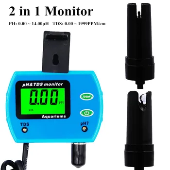 

Portable 2 In 1 Multiparameter Water Quality Analyzer PH Tester Multi-parameter Good Water Quality Monitor PH TDS Meter