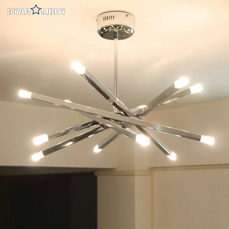 Chrome lampadario moderno acquista a poco prezzo chrome lampadario ...