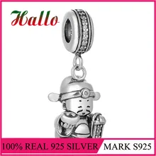 Модные 925 пробы серебра китайский Бог удачи Шарм для браслета браслет ювелирное изделие браслеткулон аксессуары