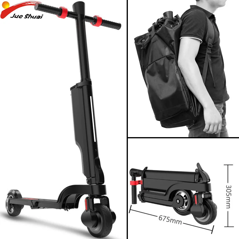 5.5''mini Electric Scooter Backpack Removable Battery Foldable Adulto
