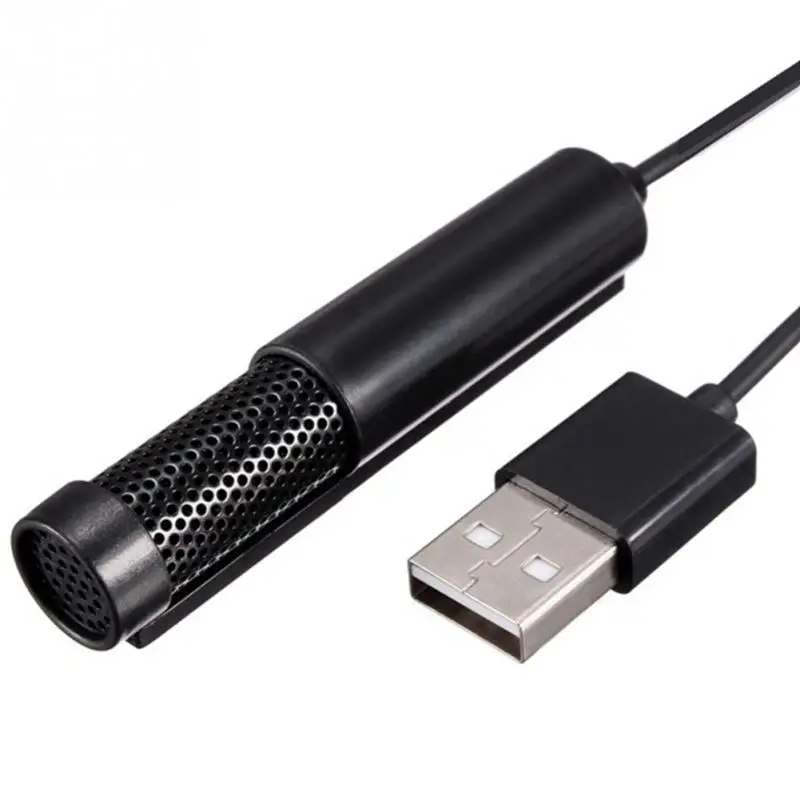 Портативный usb микрофон мини клип-на всенаправленный стерео USB микрофон для ПК компьютер