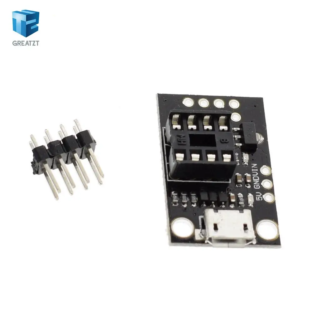 Сменный развитию для ATTINY13A/attiny25/attiny45/attiny85 программирования редактор Micro USB Мощность разъем