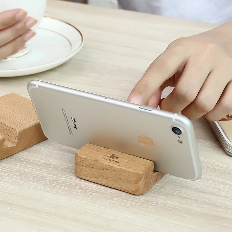 FLOVEME портативный деревянный держатель для телефона iPhone X 8 7 plus Универсальный