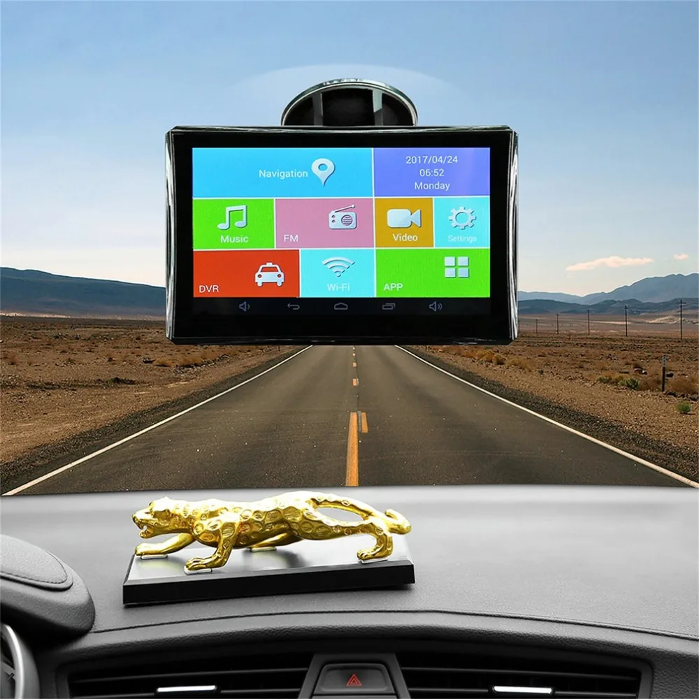 

5 Inch HD 1080P Car GPS Pianet Navigation Vehicle Traveling Driving Data Recorder Smart Bluetooth WIFI 8G FM AV-IN Night Vision
