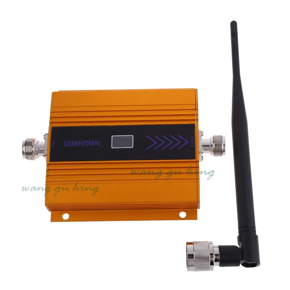 2018 NEW LCD GSM 900Mhz Mobile Phone Signal Booster  GSM Signal Repeater / Booster power charger With Cable + Antenna 1 SET