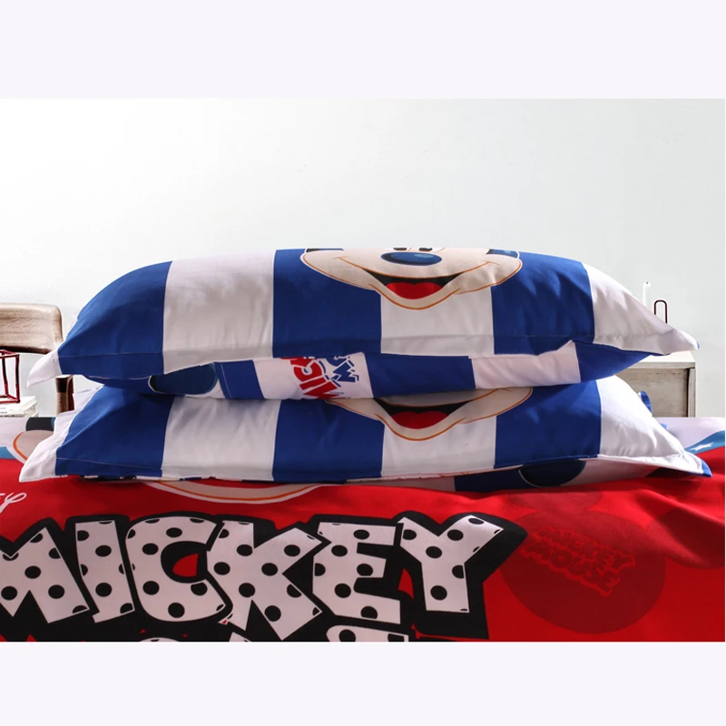 Комплект постельного белья с изображением Микки Мауса|single duvet cover set|duvet bed setcover |