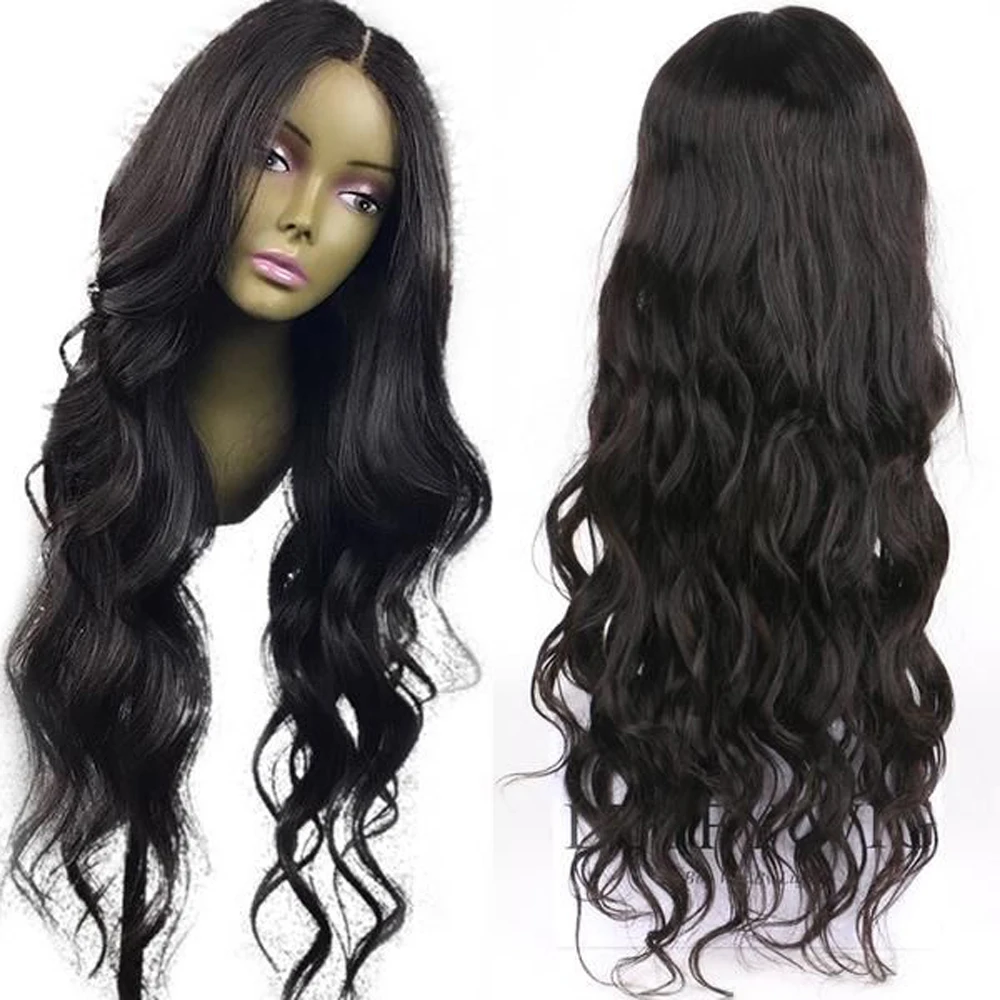 

SimBeauty Body Wave Lace Front Human Hair Wigs 180% Density Pre Plucked Hairline 360 Lace Wigs With Baby Hair Peruvian Hair