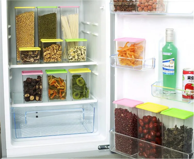 Plastic Food Storage Box Grain Container Kitchen Organizer Plastic Food Storage Box Grain Container Kitchen Organizer Snacks In Bo Bins From Home Garden On