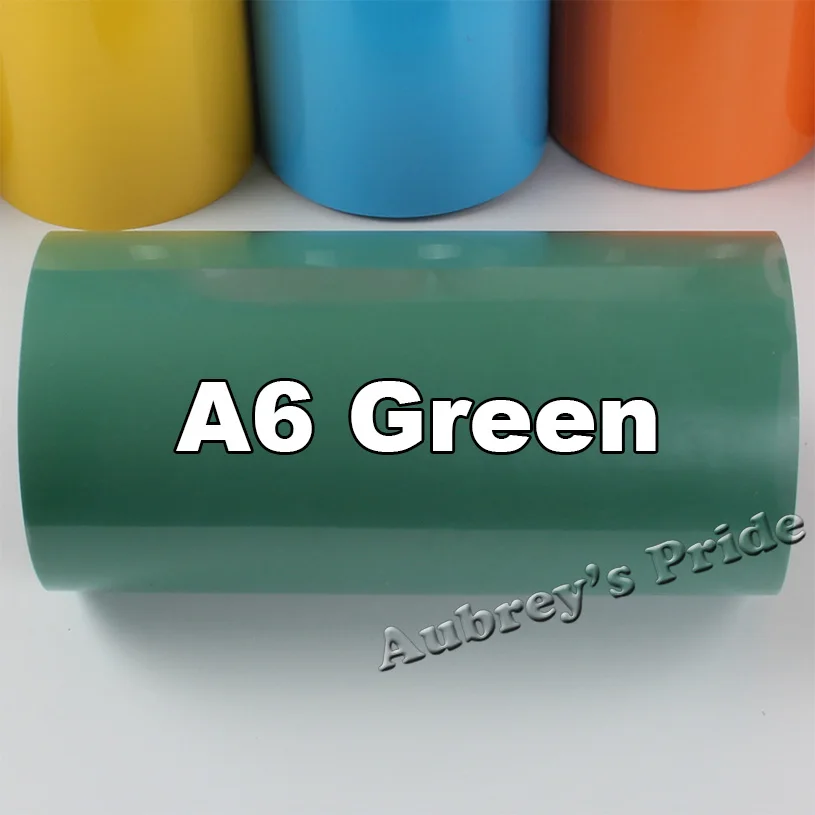 2 шт. 20x30 см(" x 12") A4 Размер ПВХ теплопередача Винил термопресс машина режущий плоттер резак футболка DIY фольга пленка - Цвет: Green A6
