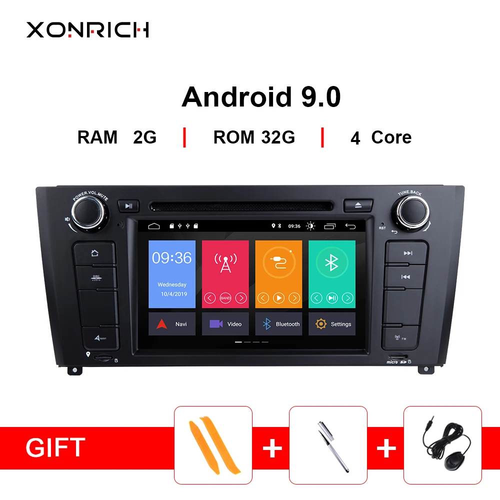 Discount Xonrich AutoRadio 1 Din Android 9.0 Car DVD Player For BMW 1 Series E88 E87 E82 E81 I20 GPS Navigation Audio Stereo Wifi DAB+BT 0 Discount Xonrich AutoRadio 1 Din Android 9.0 Car DVD Player For BMW 1 Series E88 E87 E82 E81 I20 GPS Navigation Audio Stereo Wifi DAB+BT 0