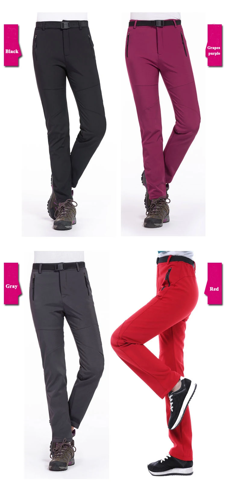 Inverno dos Homens para Mulheres Calças de Acampamento ao ar Livre à Prova Vento à Prova Água para Trekking Facecozy Velo Quente Caminhadas Dwindproof Esqui Pantlon 16 livre à prova vento à prova dwindproof