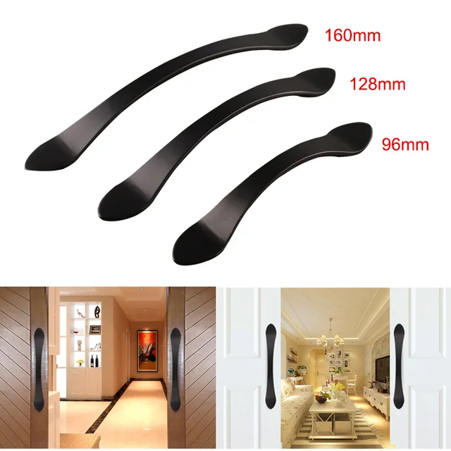 Special Price Space Aluminum Cabinet Drawer Handles Wardrobe Handles Kitchen Furniture Solid Thickening Handle CLH@8 Special Price Space Aluminum Cabinet Drawer Handles Wardrobe Handles Kitchen Furniture Solid Thickening Handle CLH@8