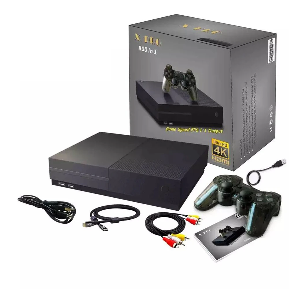 Лидер продаж 64 битная игровая консоль с поддержкой 4K Hdmi ретро 800 классических