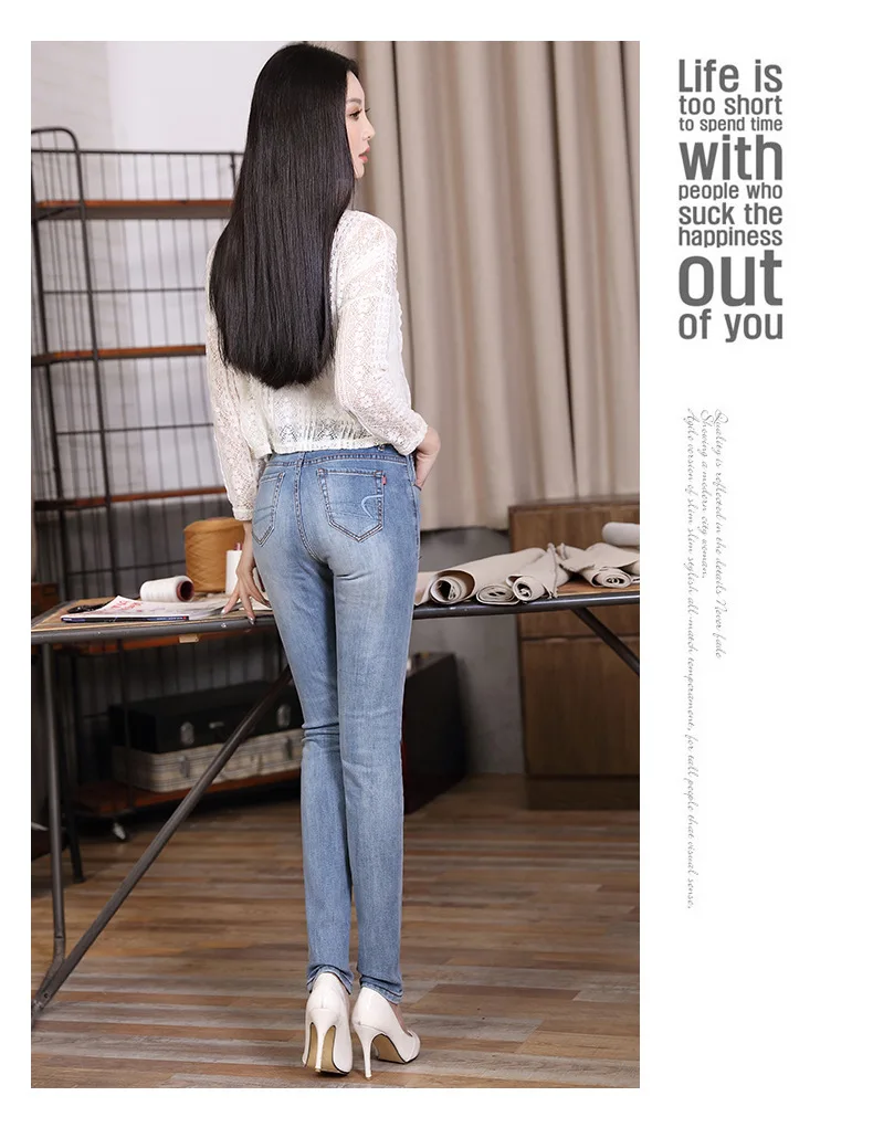 JFUNCY плюс размеры узкие джинсы женские джинсы с высокой талией джинсы бойфренды джинсы женские большие размеры обтягив